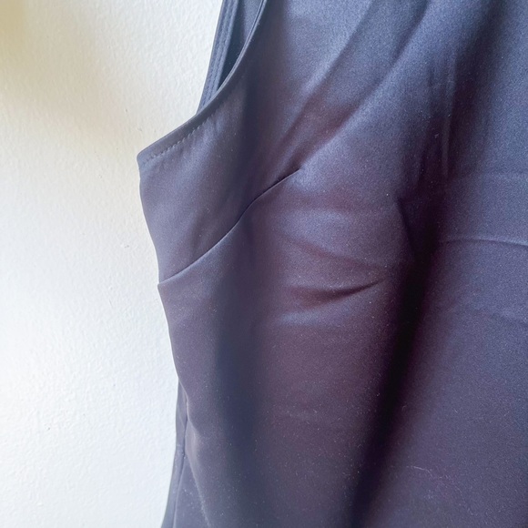 Black Satin Dynamite Tank Top Size M - Picture 3 of 6